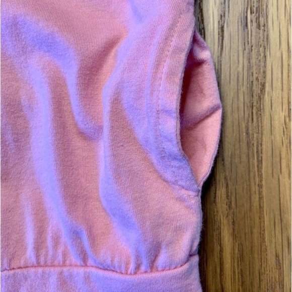 ADIDAS Girls Short Sleeved Jacket Top 18 Months Pink Hoody Toddler Girl 12-18 - Picture 4 of 5